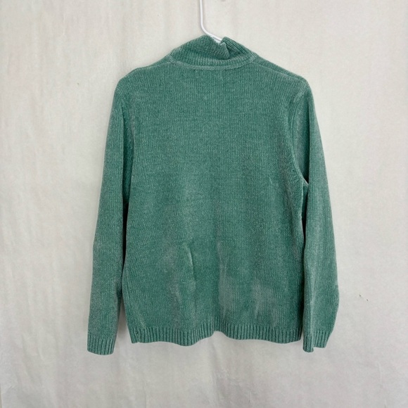 Vintage Alfred dunner 1/4 zip vintage sweater small 124 - Picture 6 of 8